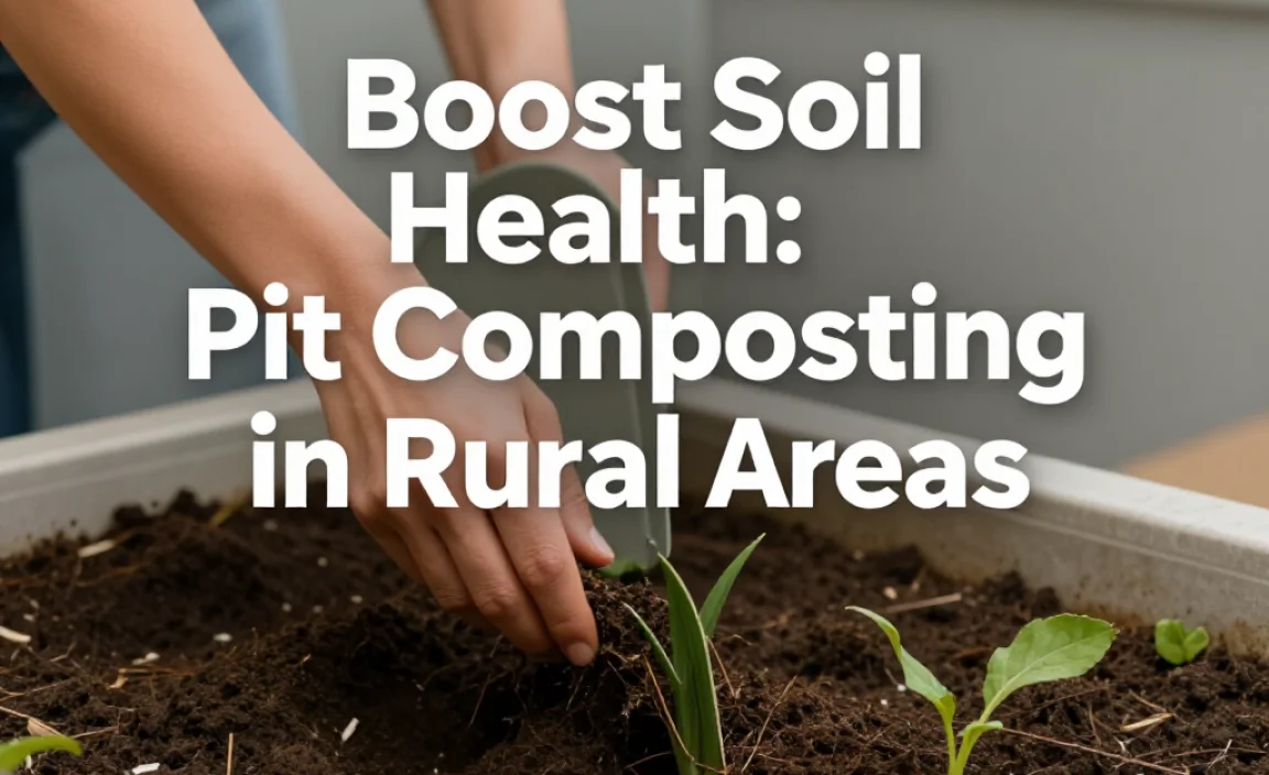 Boost Soil Health: Pit Composting in Rural Areas