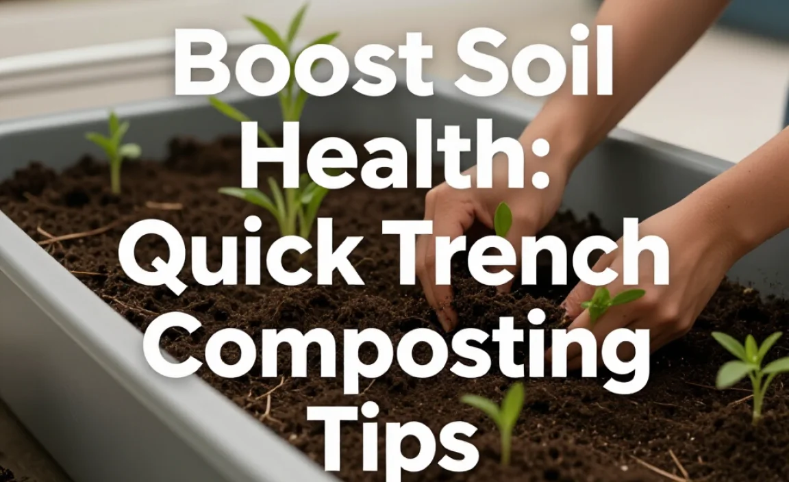 Boost Soil Health: Quick Trench Composting Tips