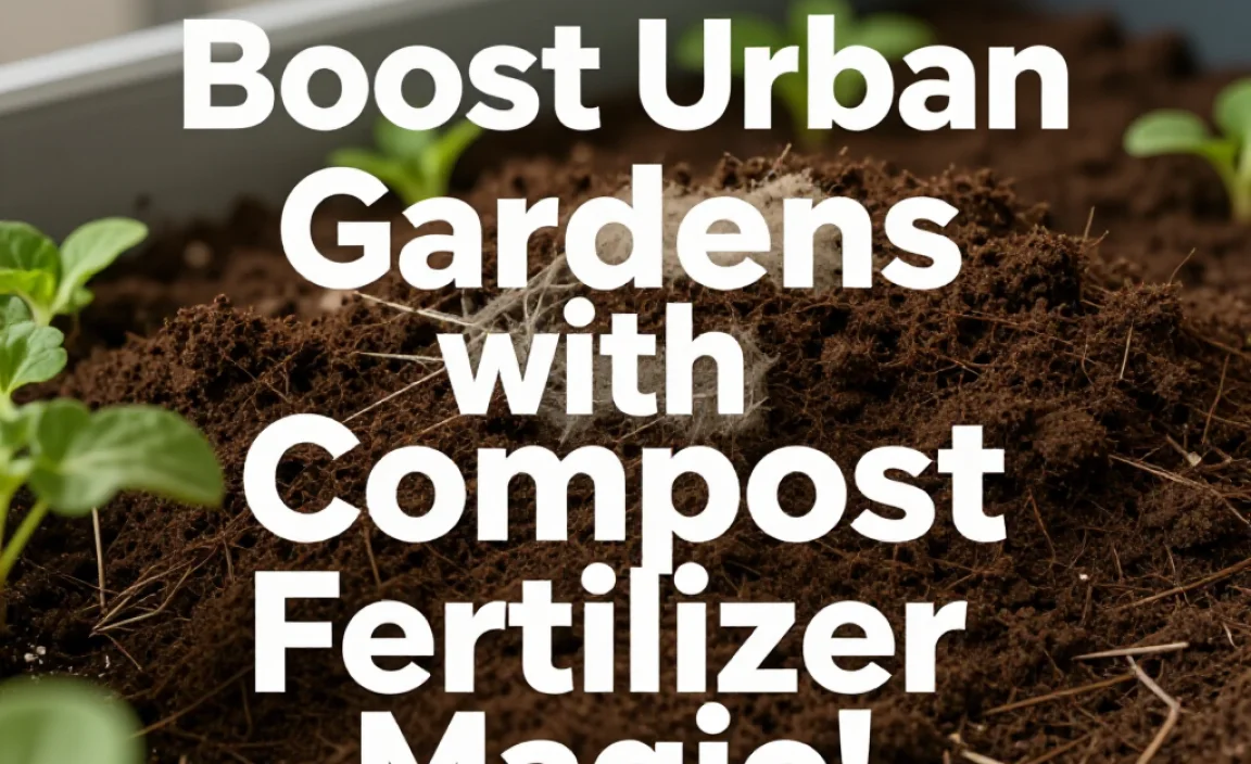 Boost Urban Gardens with Compost Fertilizer Magic!