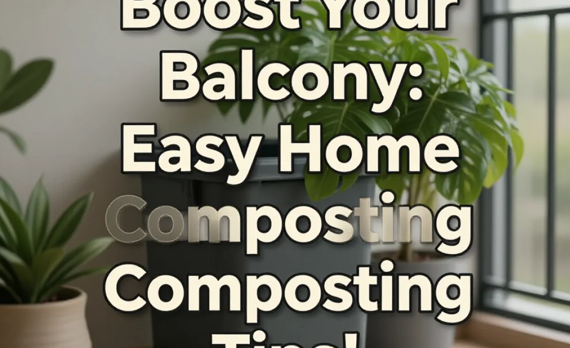 Boost Your Balcony: Easy Home Composting Tips!