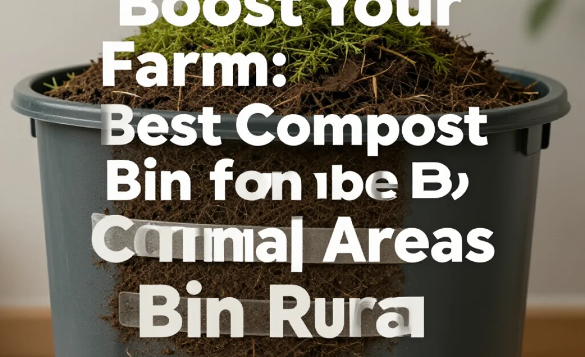 Boost Your Farm: Best Compost Bin for Rural Areas
