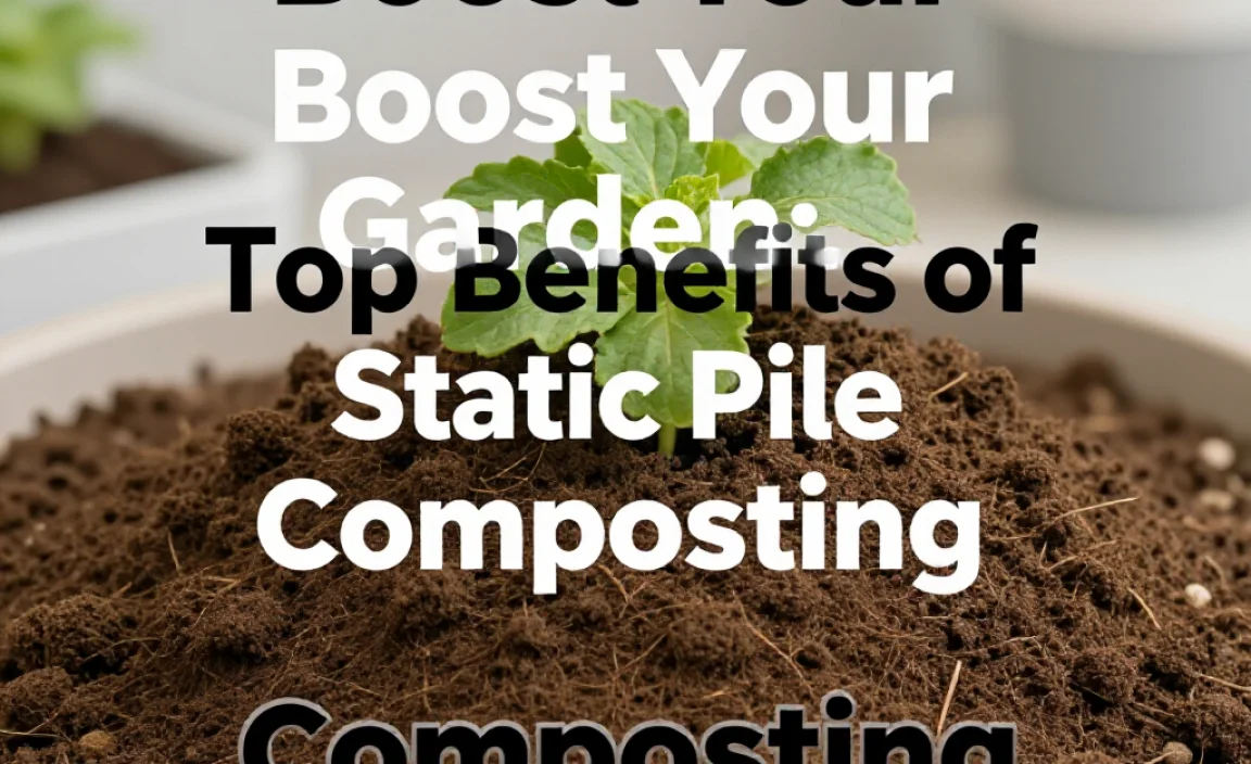 Boost Your Garden: Top Benefits of Static Pile Composting