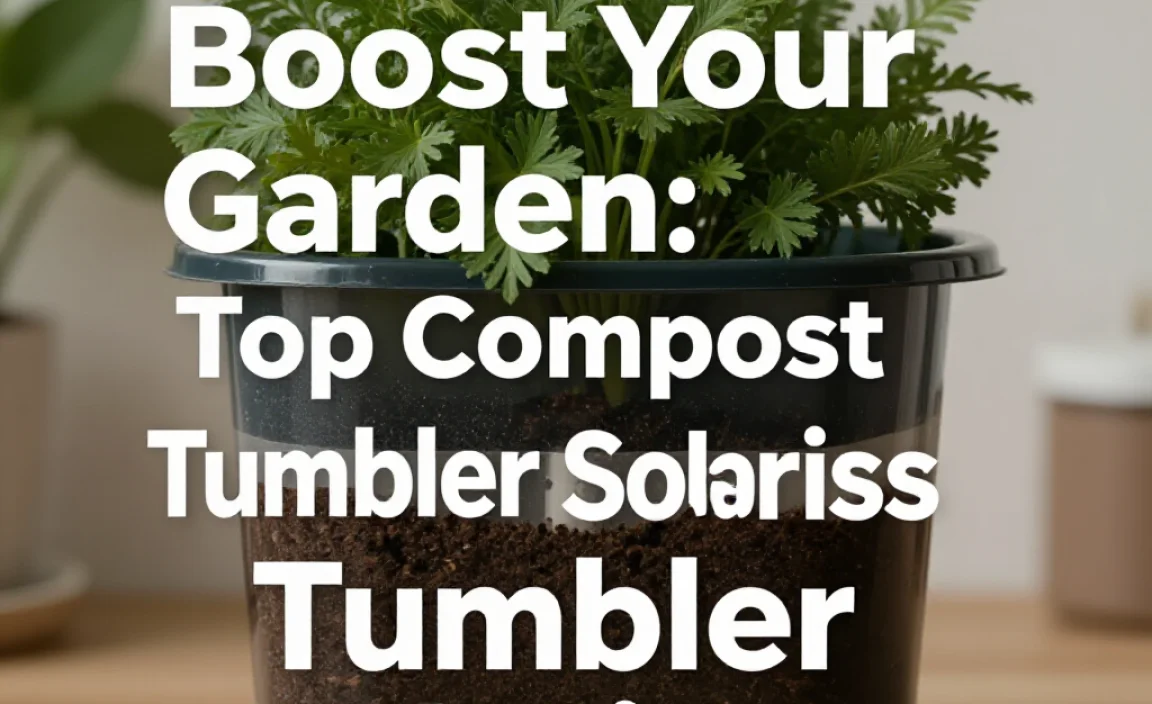 Boost Your Garden: Top Compost Tumbler Solutions