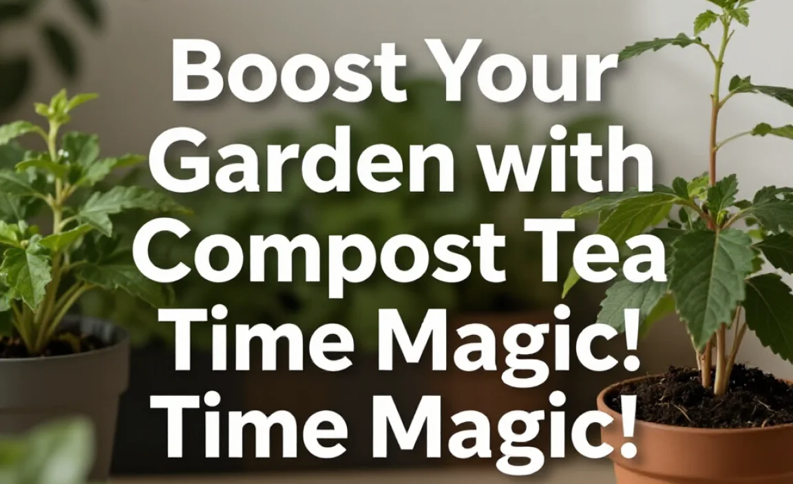 Boost Your Garden with Compost Tea Time Magic!