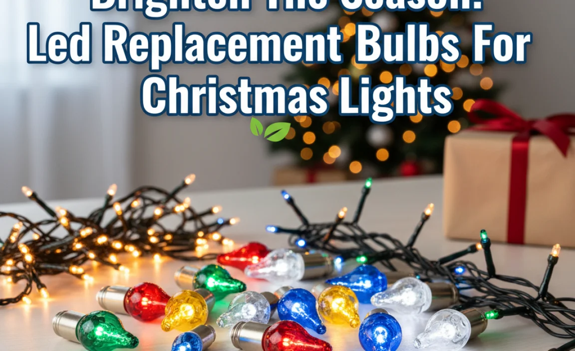 Brighten The Season: Led Replacement Bulbs For Christmas Lights