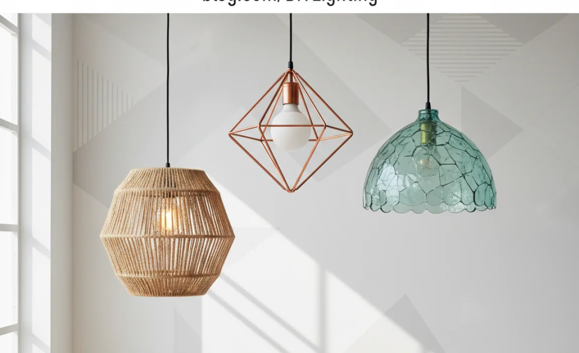 Brighten Up: Do It Yourself Pendant Lights Ideas