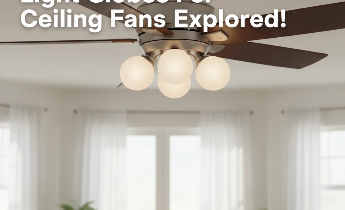 Brighten Up: Light Globes For Ceiling Fans Explored!