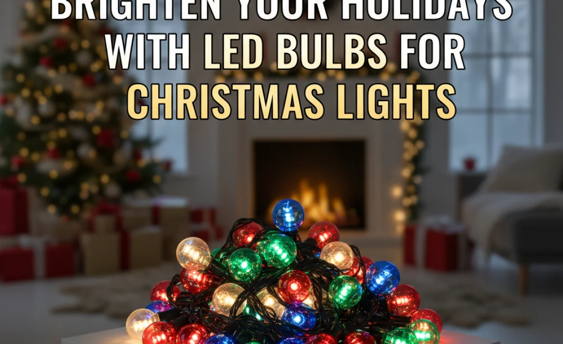 Brighten Your Holidays With Led Bulbs For Christmas Lights