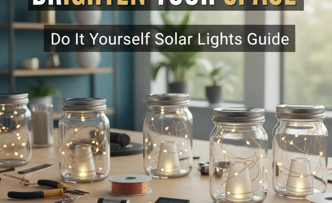 Brighten Your Space: Do It Yourself Solar Lights Guide