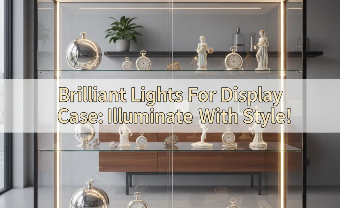 Brilliant Lights For Display Case: Illuminate With Style!
