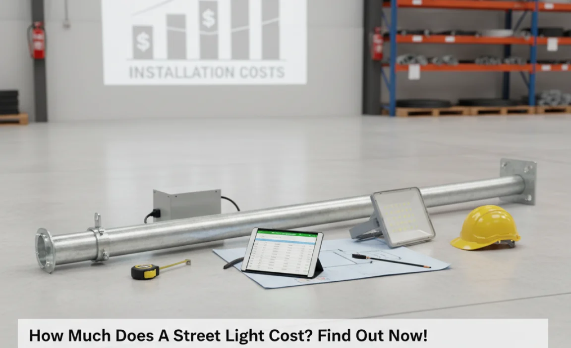 Budgeting for Street Light Installation