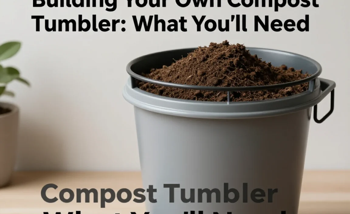Building Your Own Compost Tumbler: What You&rsquo;ll Need