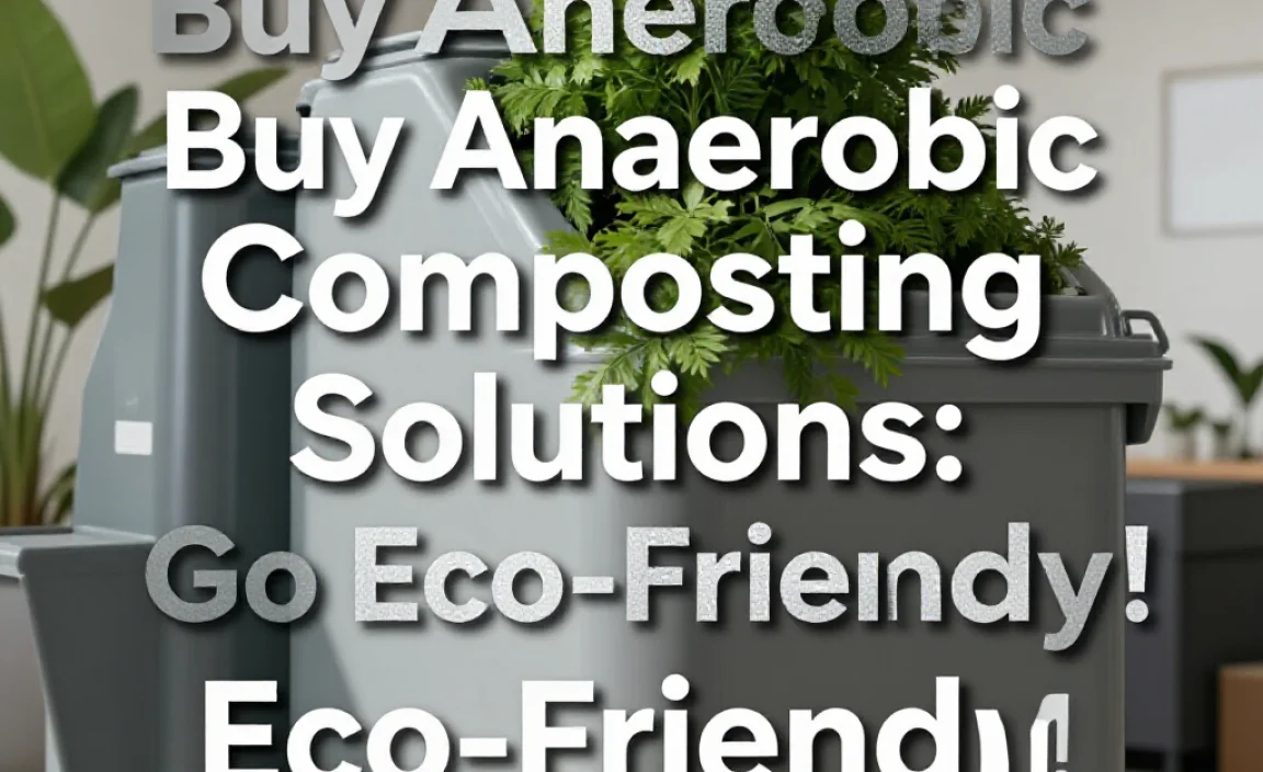 Buy Anaerobic Composting Solutions: Go Eco-Friendly!