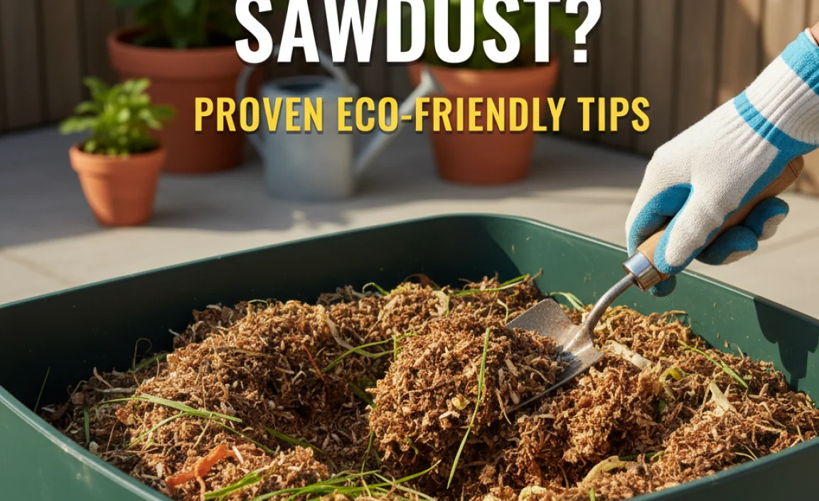 Can You Compost Sawdust? Proven Eco-Friendly Tips
