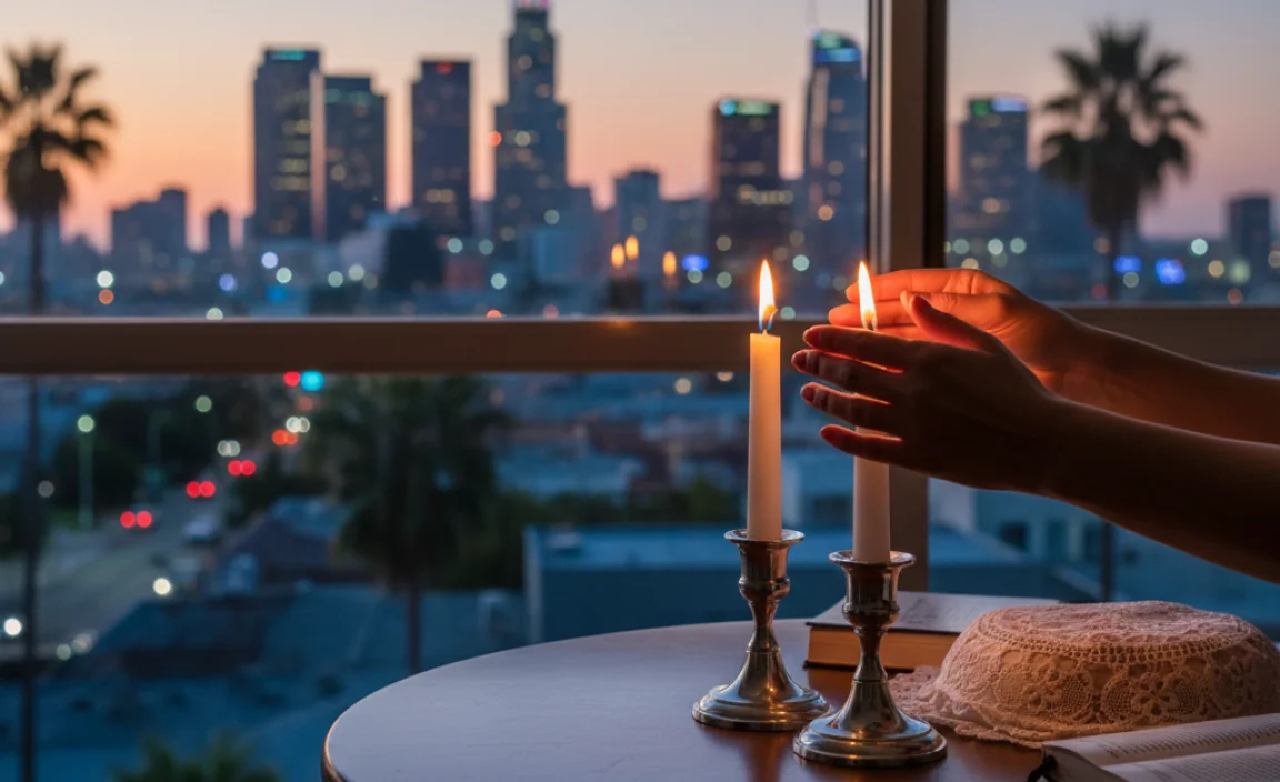 Candle Lighting Etiquette and Practices in Los Angeles