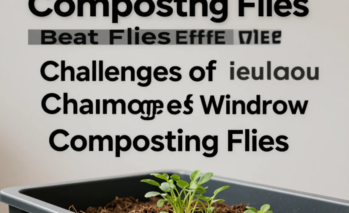 Challenges of Windrow Composting Flies