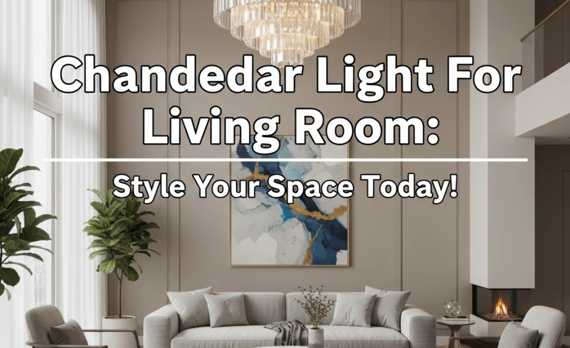 Chandelier Light For Living Room: Style Your Space Today!