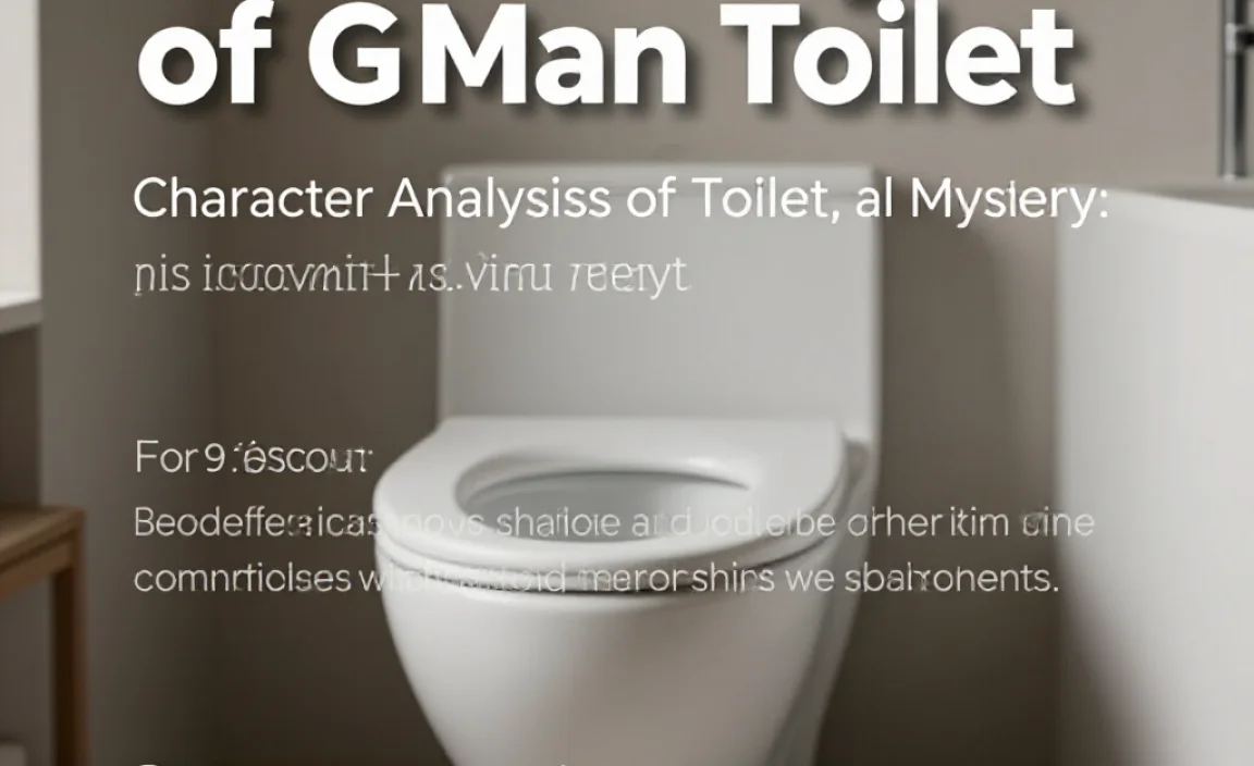 Character Analysis of G-Man Toilet