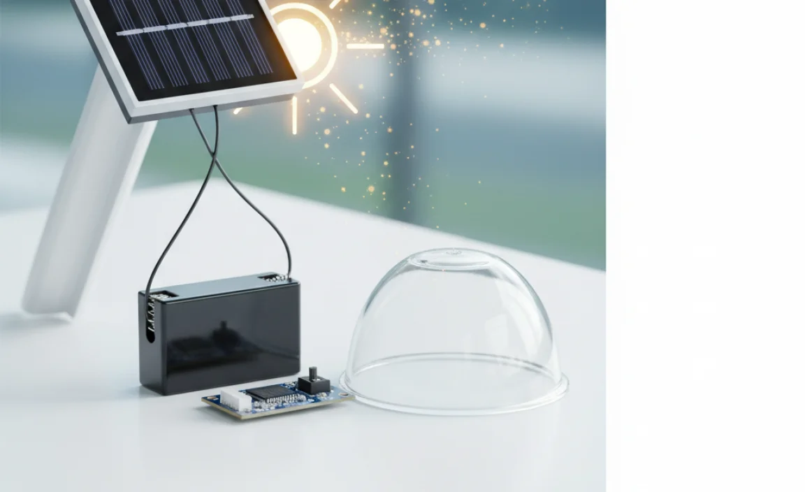 Charging Mechanism of Solar Lights