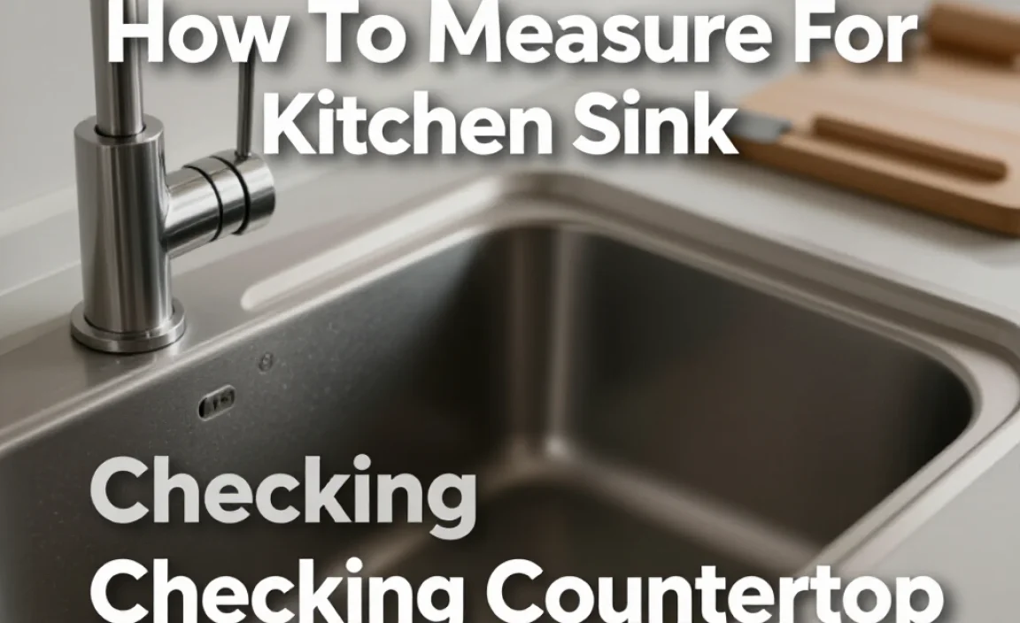 Checking Countertop Dimensions