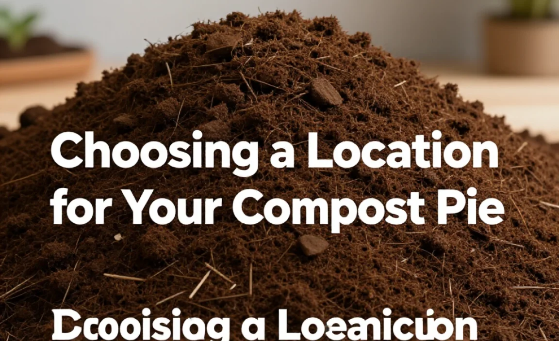 Choosing a Location for Your Compost Pile