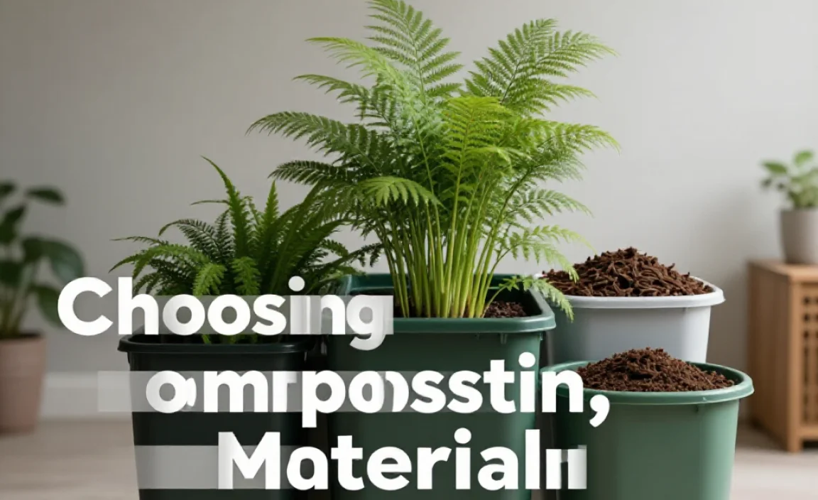 Choosing Composting Materials