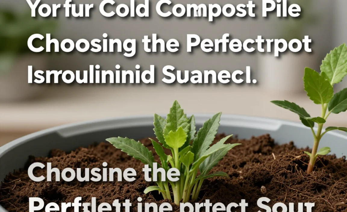 Choosing the Perfect Spot for Your Cold Compost Pile
