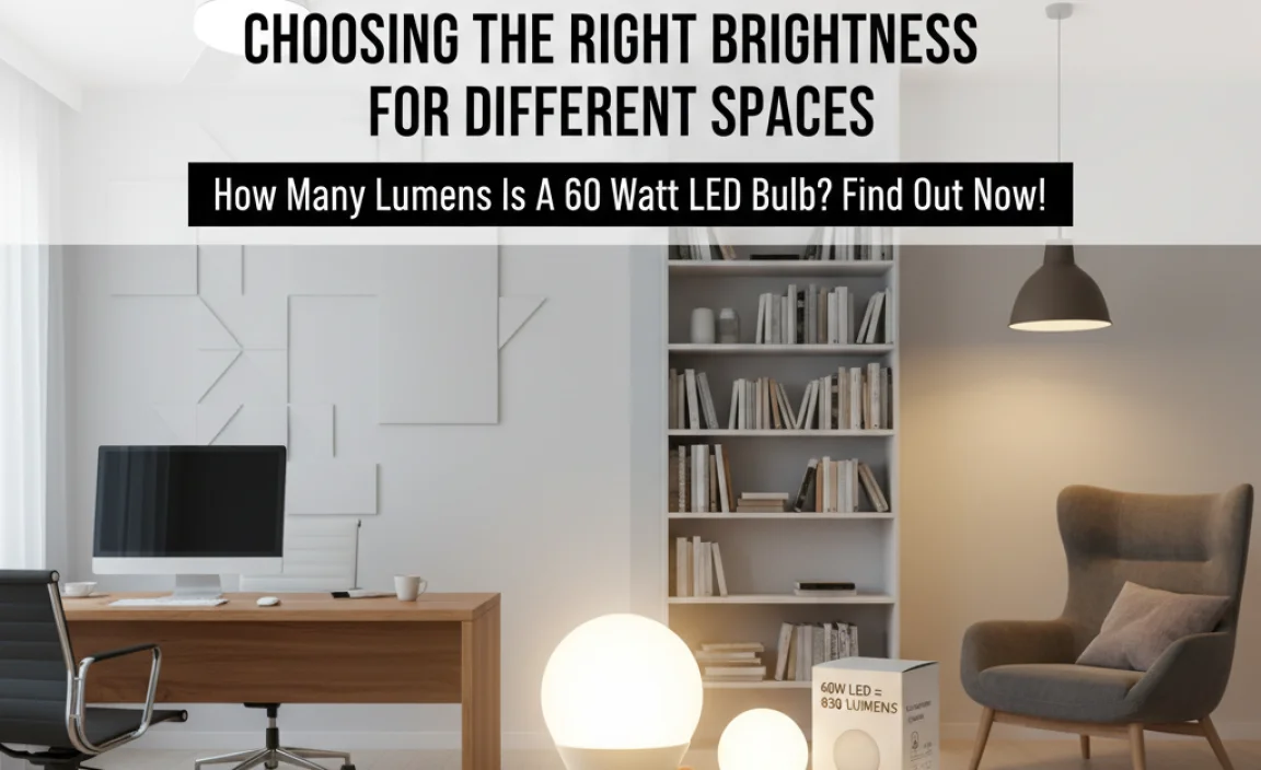 Choosing the Right Brightness for Different Spaces