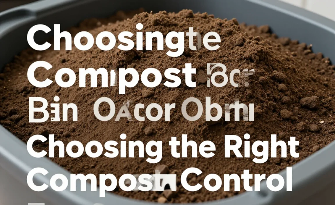 Choosing the Right Compost Bin for Odor Control