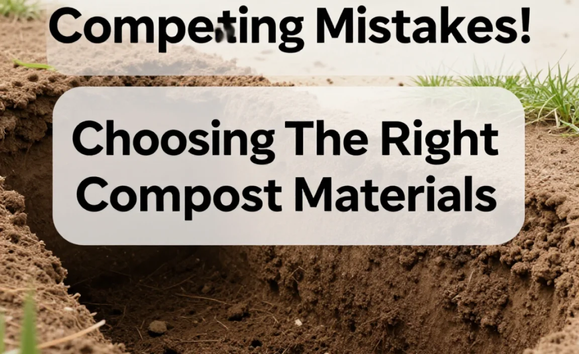 Choosing The Right Compost Materials