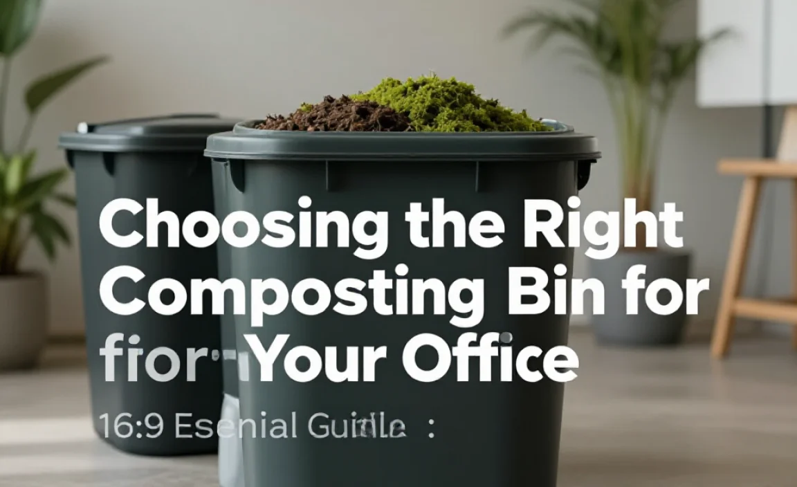 Choosing the Right Composting Bin for Your Office
