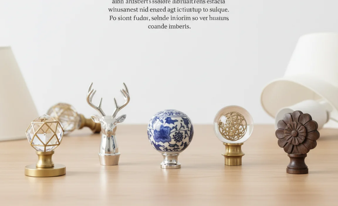 Choosing the Right Finial for Your Lamp