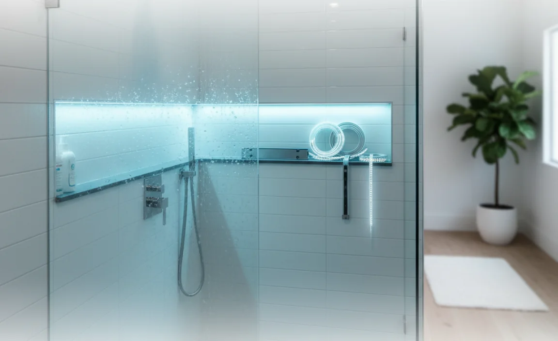 Choosing the Right LED Strip Lights for Your Shower