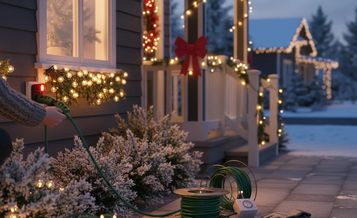 Choosing the Right Location for Plugging in Outdoor Lights