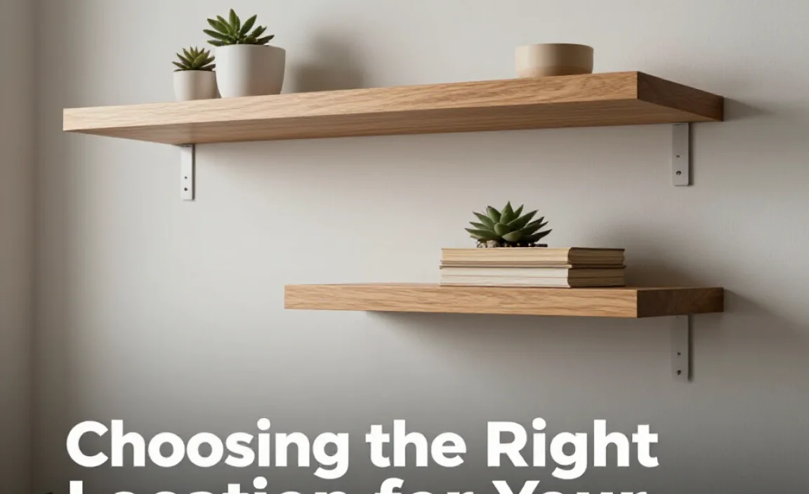 Choosing the Right Location for Your Floating Shelves