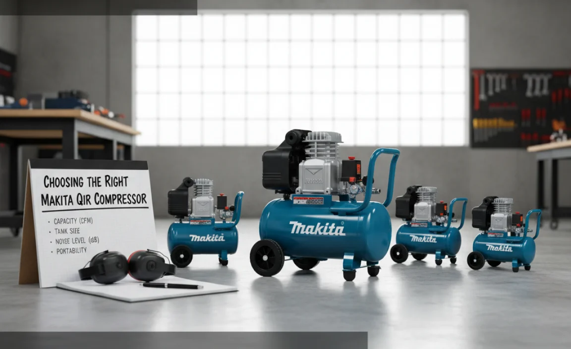 Choosing the Right Makita Quiet Air Compressor for You
