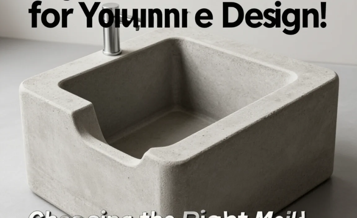 Choosing the Right Mold for Your Concrete Sink