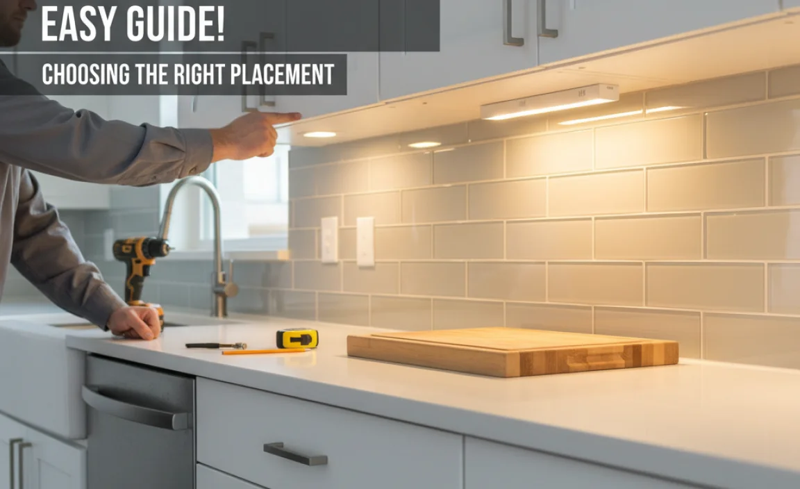 Choosing the Right Placement for Under Cabinet Lights