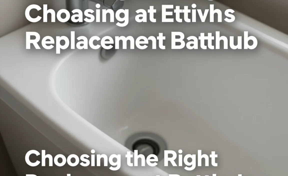 Choosing the Right Replacement Bathtub