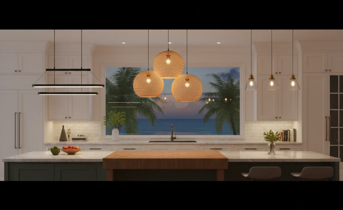 Choosing the Right Size and Scale for Your Kitchen Island Lights