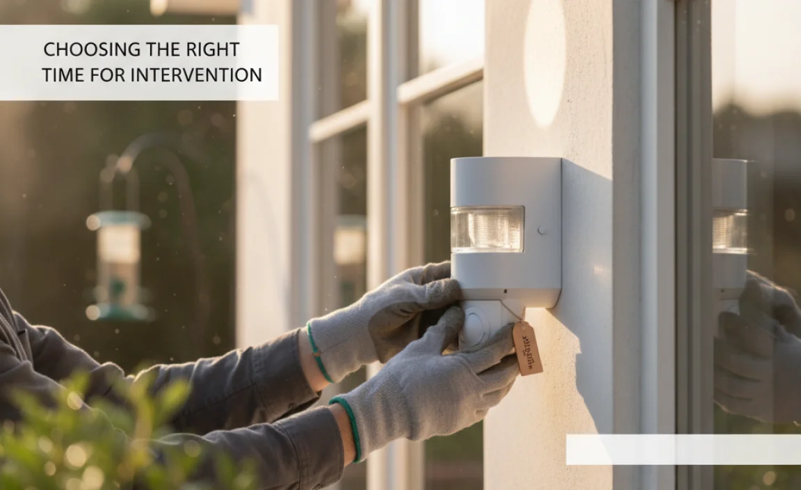 Choosing the Right Time for Intervention