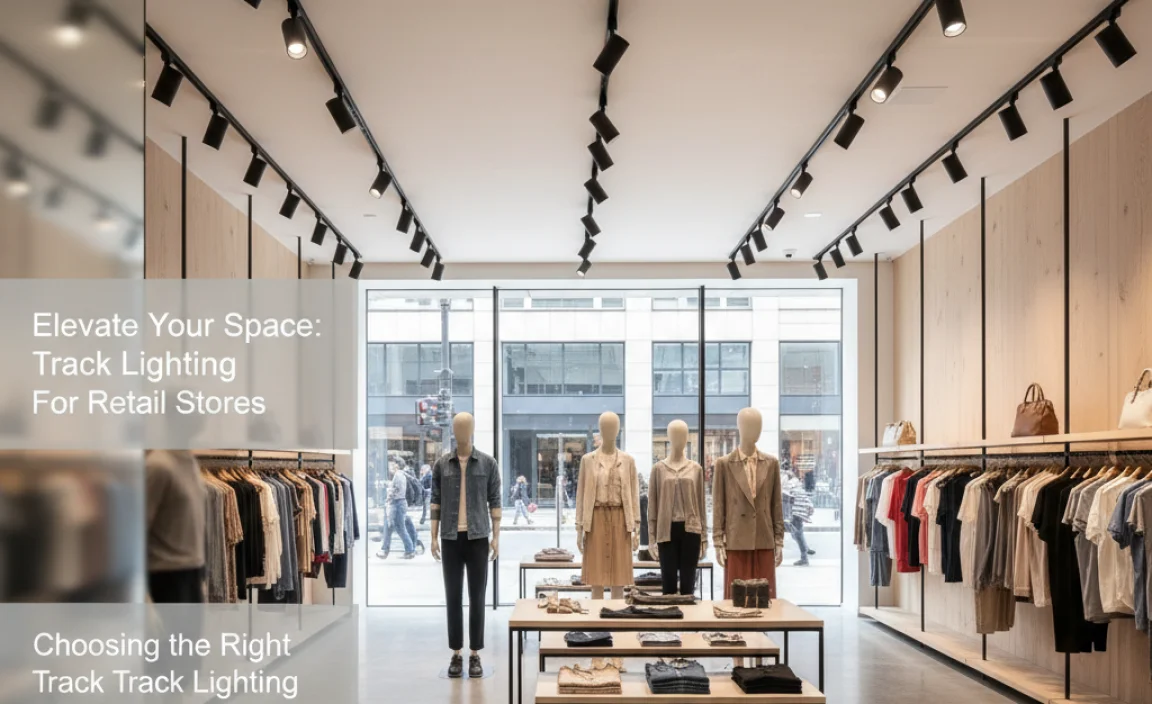 Choosing the Right Track Lighting for Your Store