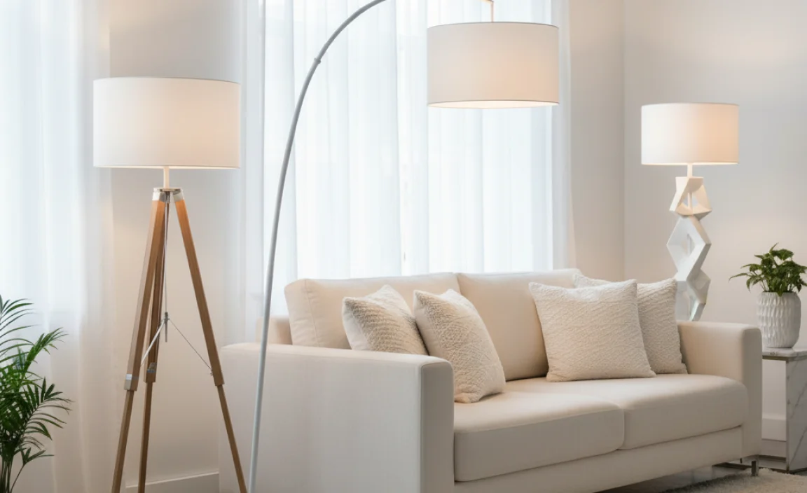 Choosing the Right White Floor Lamp for Your Living Room