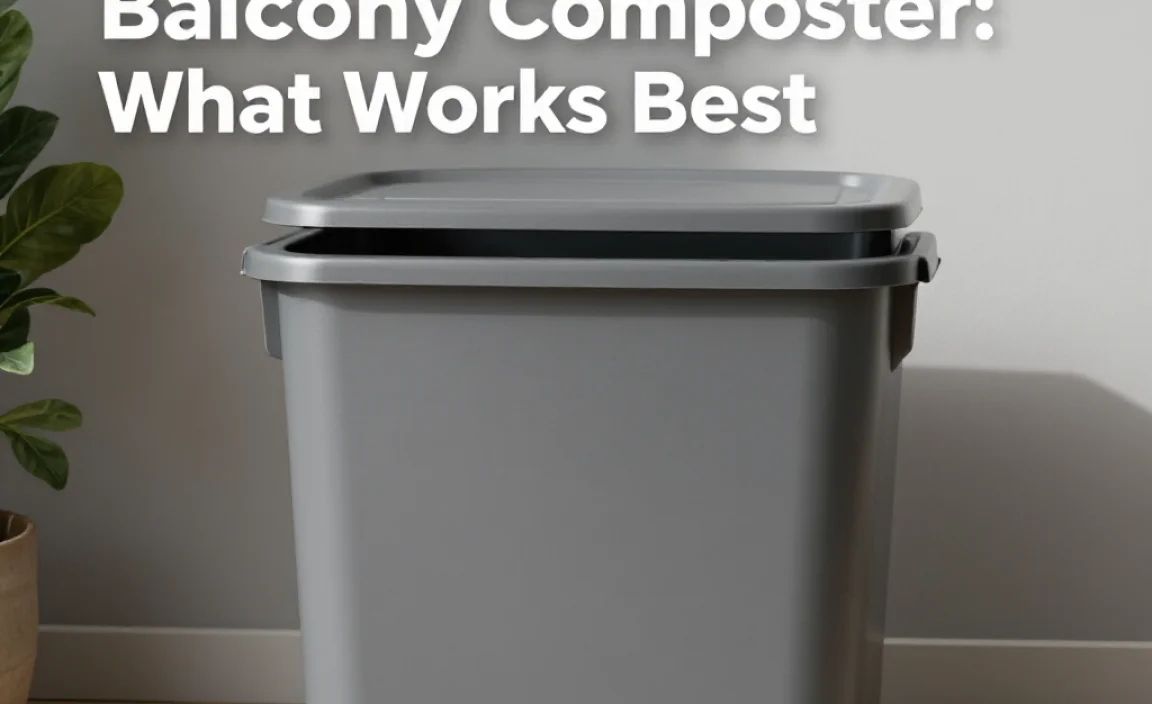 Choosing Your Balcony Composter: What Works Best