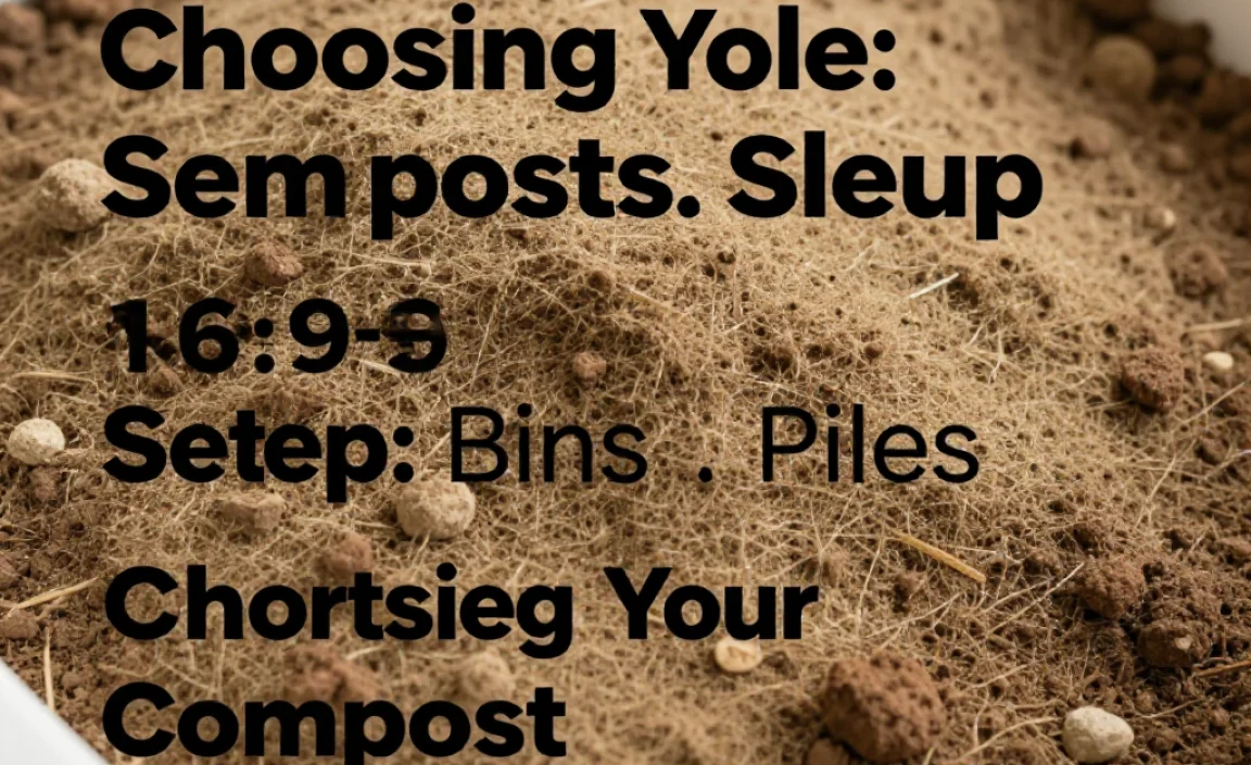 Choosing Your Compost Setup: Bins vs. Piles