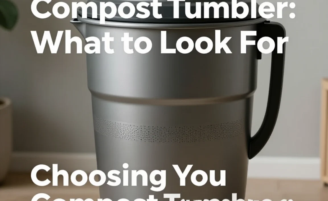 Choosing Your Compost Tumbler: What to Look For