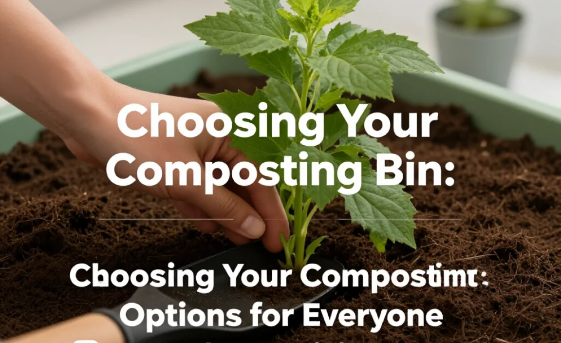 Choosing Your Composting Bin: Options for Everyone