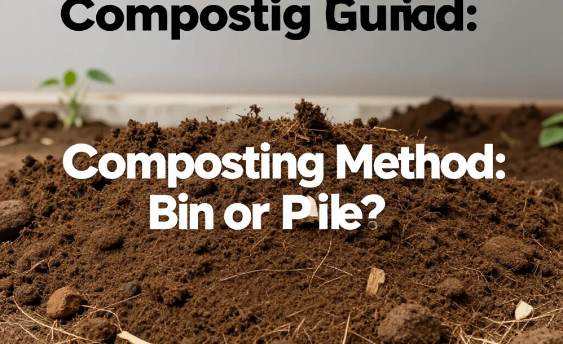 Choosing Your Composting Method: Bin or Pile?