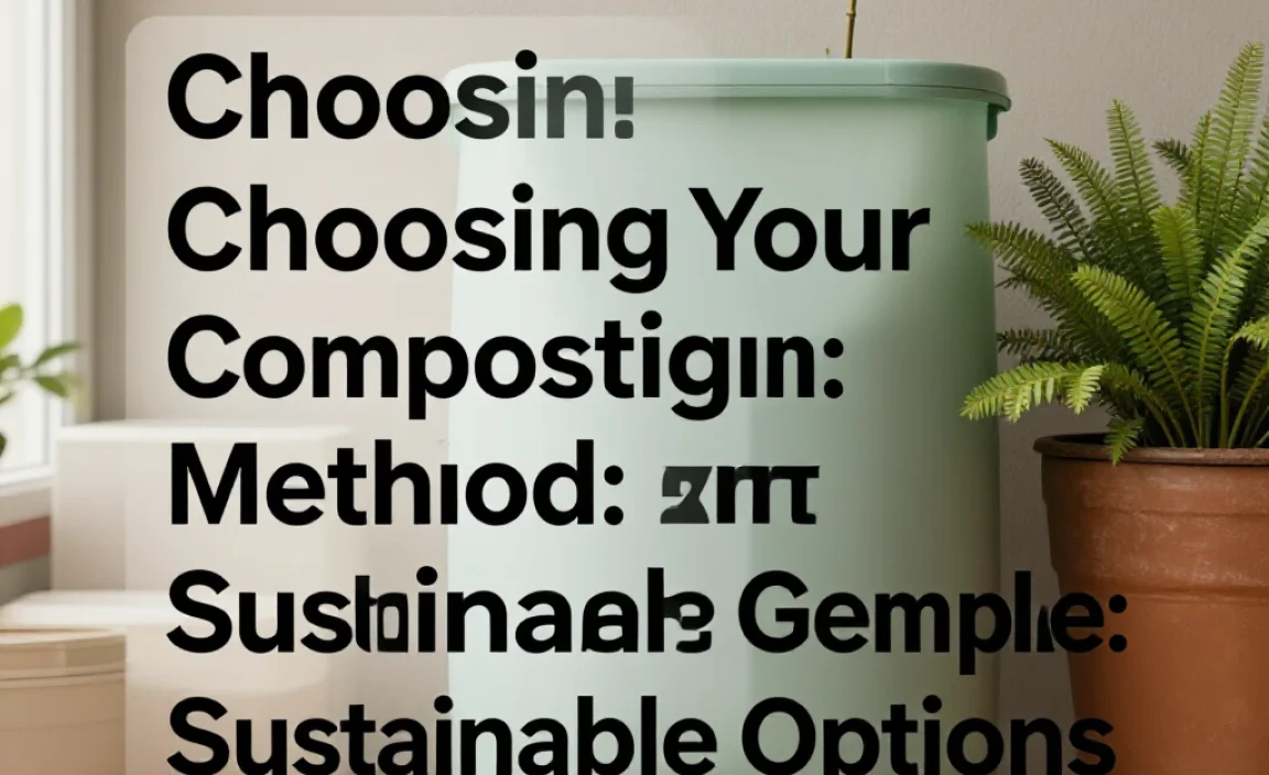 Choosing Your Composting Method: Simple and Sustainable Options