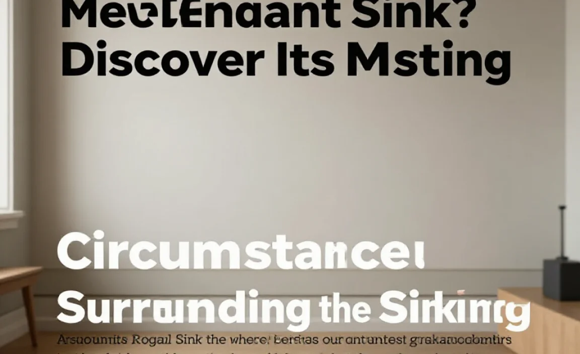 Circumstances Surrounding the Sinking